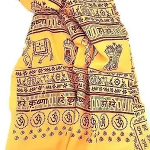 Hare Krishna OM Meditation Yoga Prayer Shawl